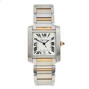 Cartier Tank Francaise Women's Steel & Gold 28mm Automatic Watch W51005Q4