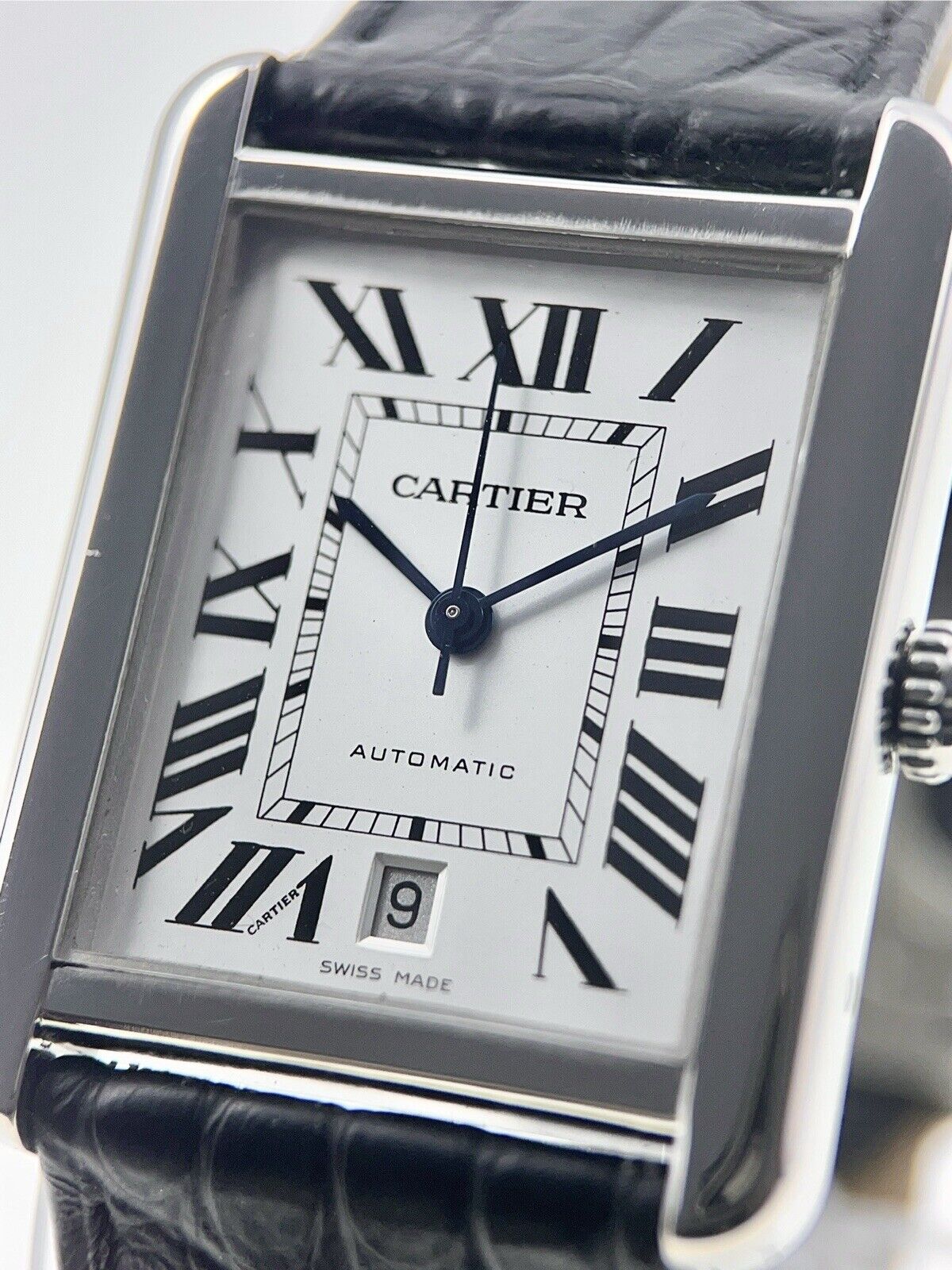 Cartier Tank Solo XL Stainless Steel 31mm Automatic Men’s Watch W5200027