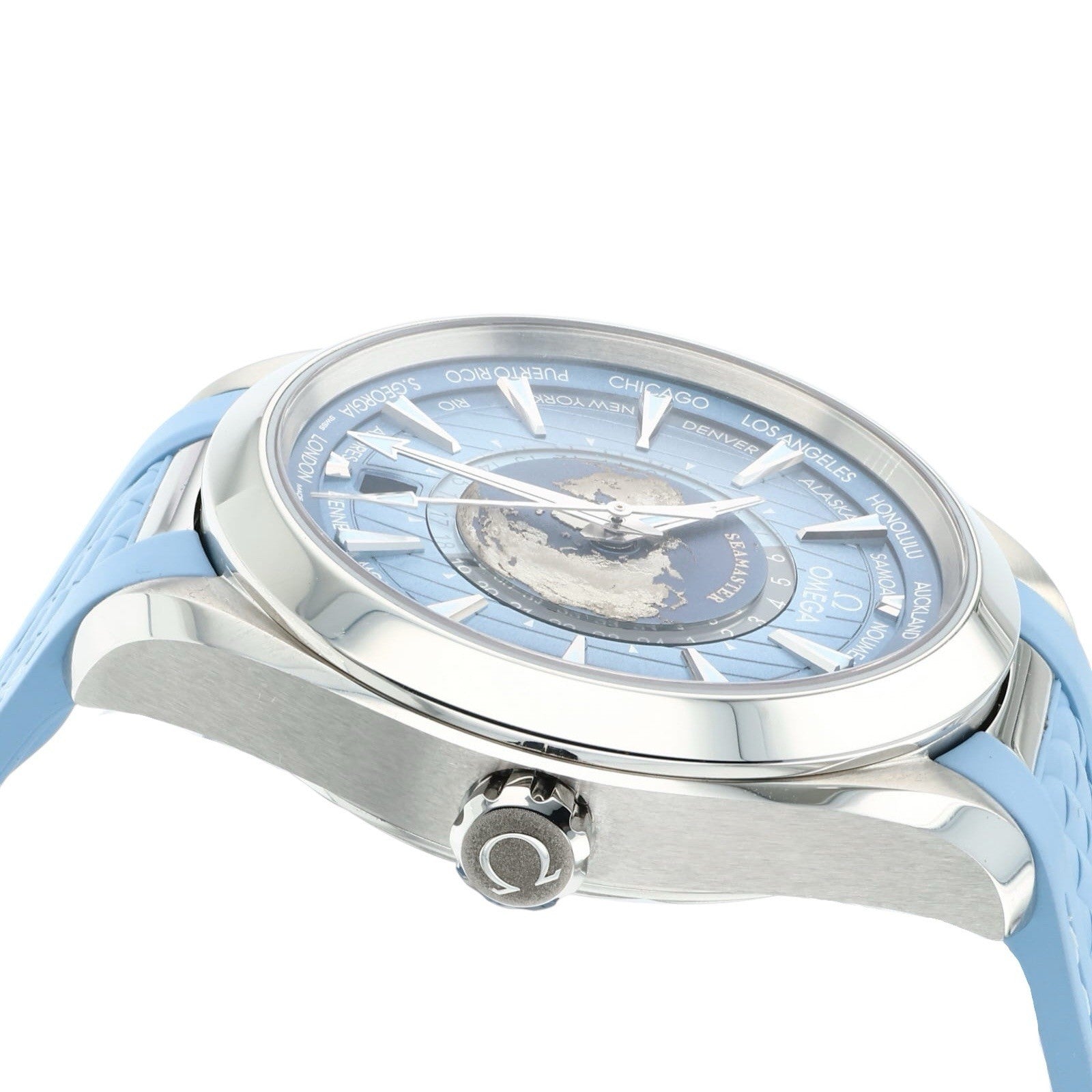 Omega Seamaster Worldtimer Summer Blue Dial 43mm Automatic 220.10.43.22.03.002