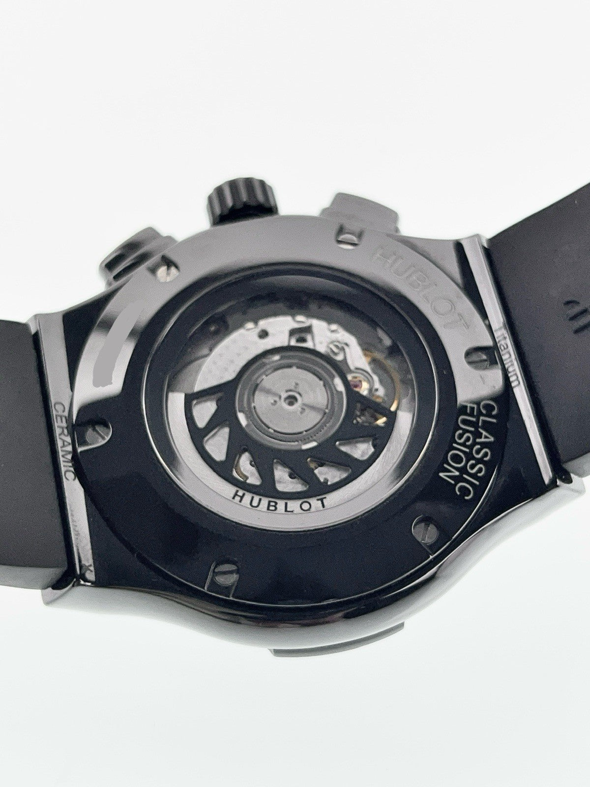 Hublot Classic Fusion Ceramic Black Dial 45mm Automatic Mens 521.CM.1770.RX