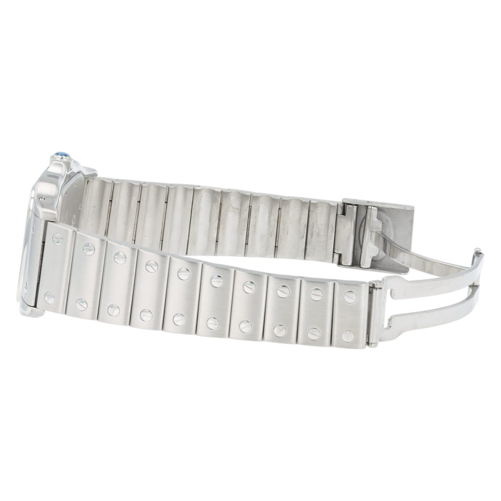 Cartier Santos Galbee Silver Dial Stainless Steel 29x41mm Quartz Unisex 1564