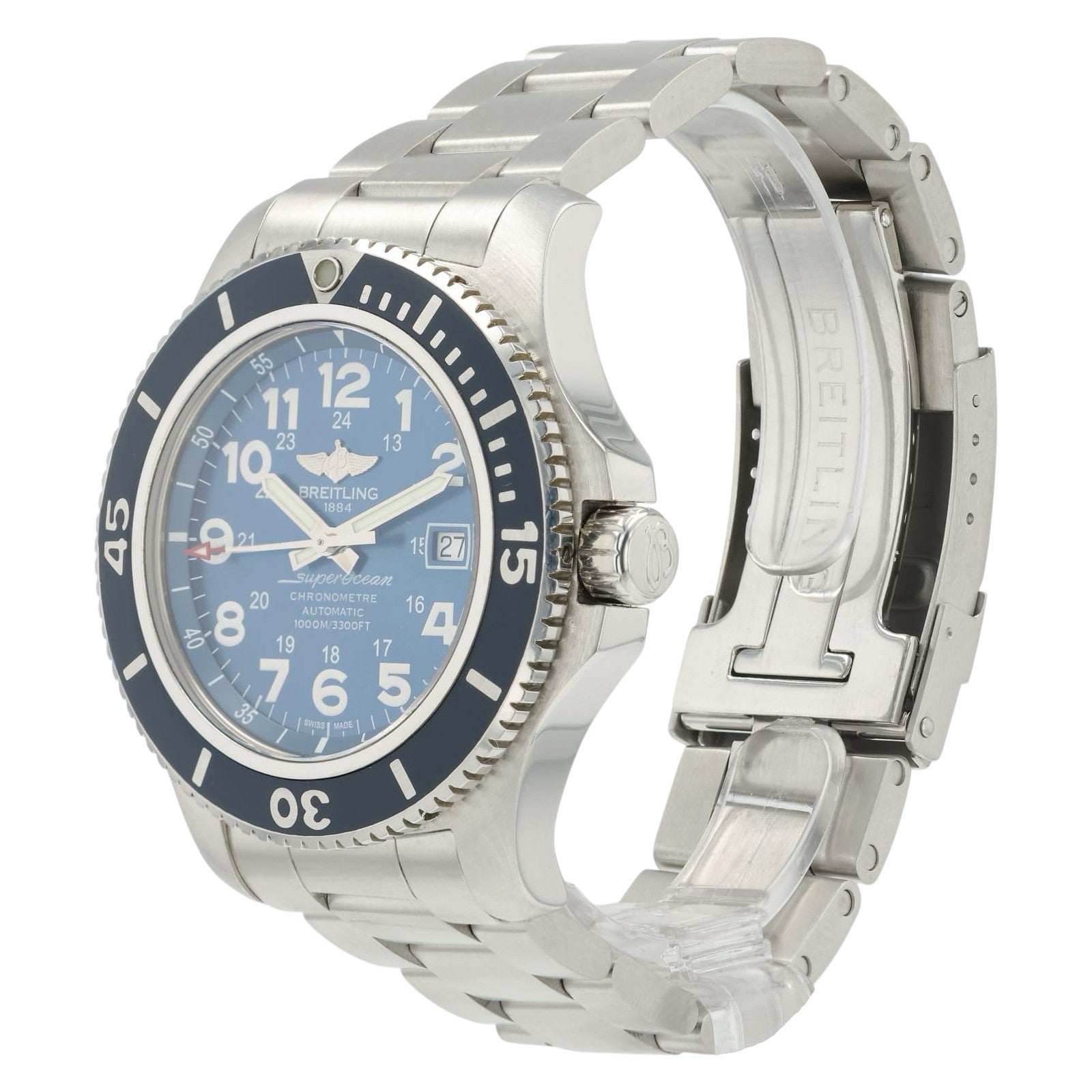 Breitling Superocean II Blue Dial Stainless Steel 44mn Automatic Men’s A17392