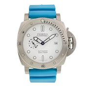 Panerai Submersible Stainless Steel White Dial 44mm Automatic Mens PAM01226