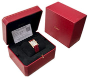 Cartier Tank Louis 18k Rose Gold Silver Dial 33x25mm Manual Wind Watch WJTA0038