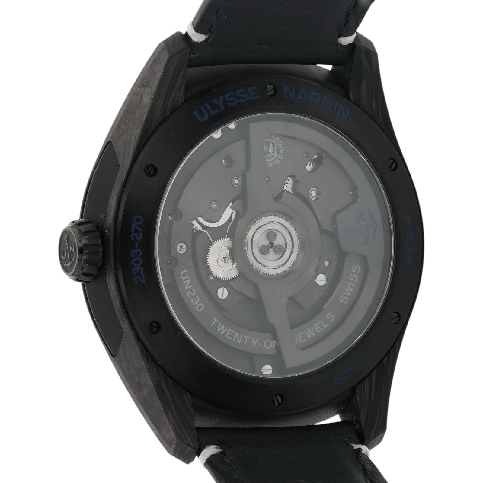 Ulysse Nardin Freak X Carbon Blue Dial 43mm Automatic Men's Watch 2303-270