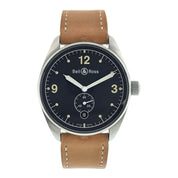 Bell & Ross Vintage Stainless Steel Black Dial 38mm Automatic Men’s Watch BR123