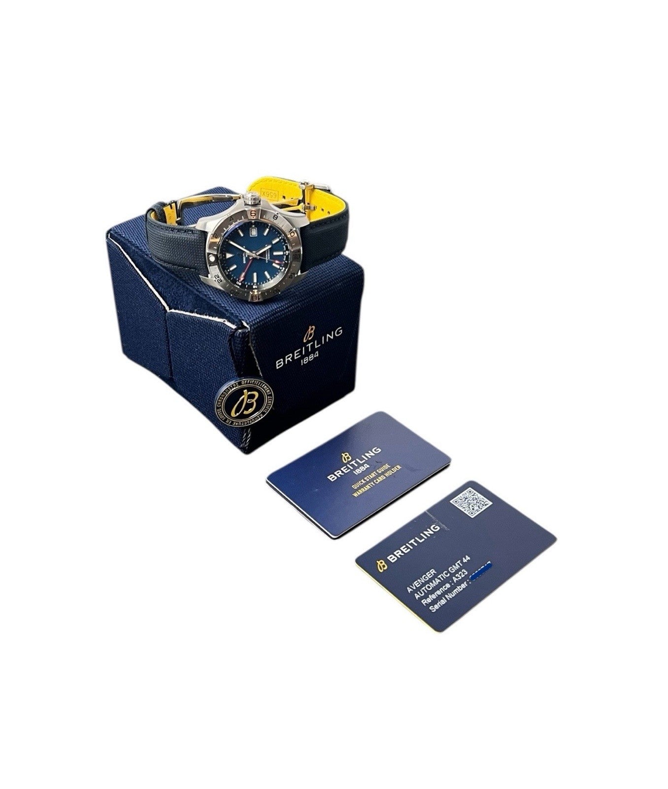 Breitling Avenger Stainless Steel Blue Dial 44mm Automatic Mens Watch A32320