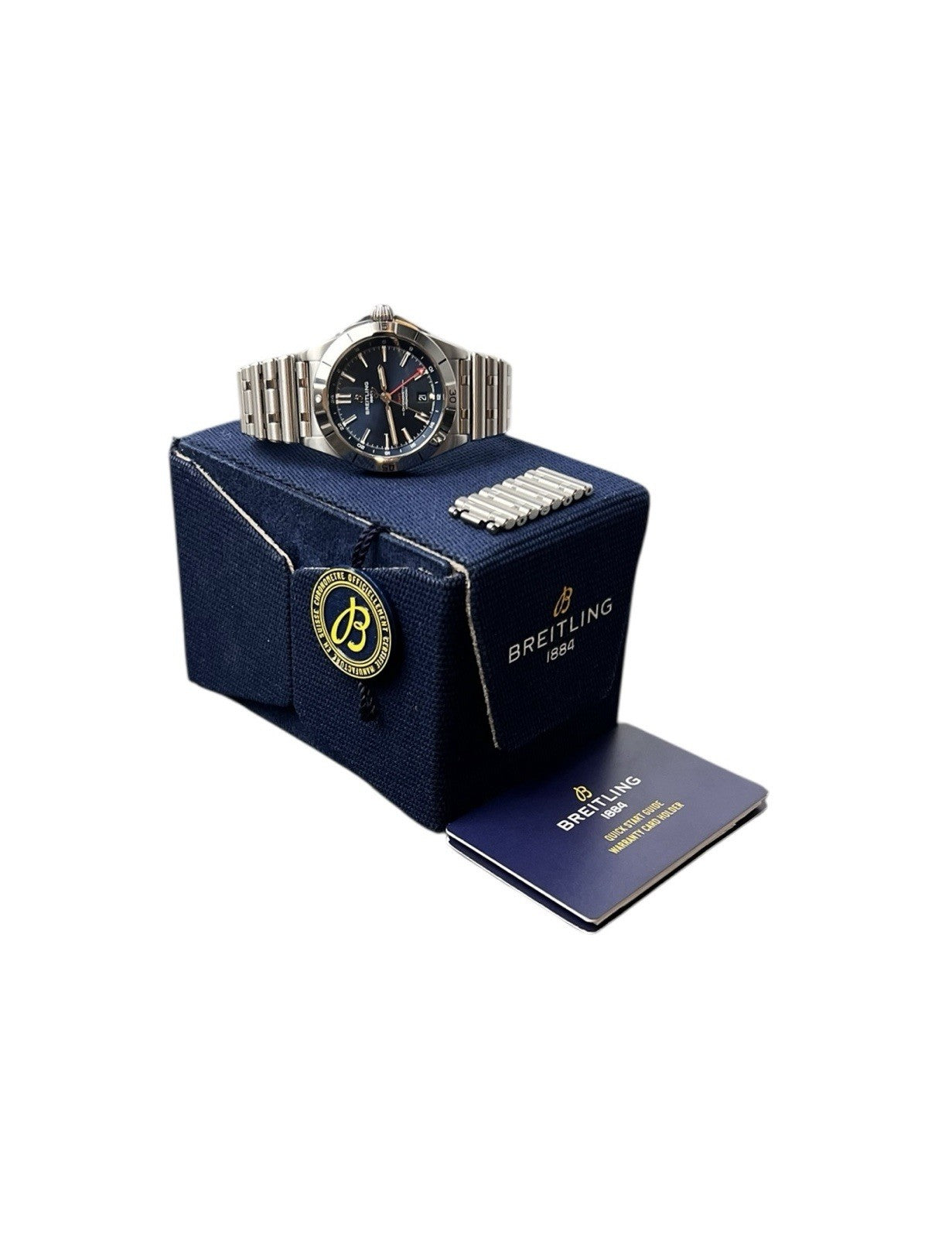 Breitling Chronomat GMT Stainless Steel Blue Dial 40mm Automatic Mens A32398