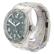 Glashutte Original SeaQ Panorama Date Green Dial Steel 43.2mm 1-36-13-07-83-70