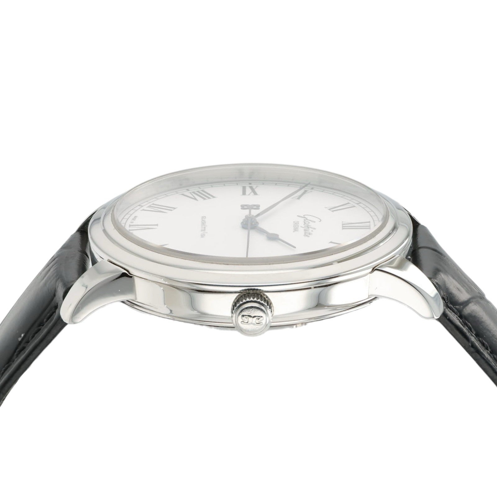 Glashutte Senator Silver Dial Stainless Steel 40mm Automatic Mens 1-39-59-01-01