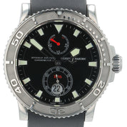 Ulysse Nardin Maxi Marine Stainless Steel Black Dial 41mm Automatic Mens 263-33
