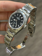 2024 Rolex Explorer Steel Black 36mm Automatic Men’s Watch 124270 - Box/Papers