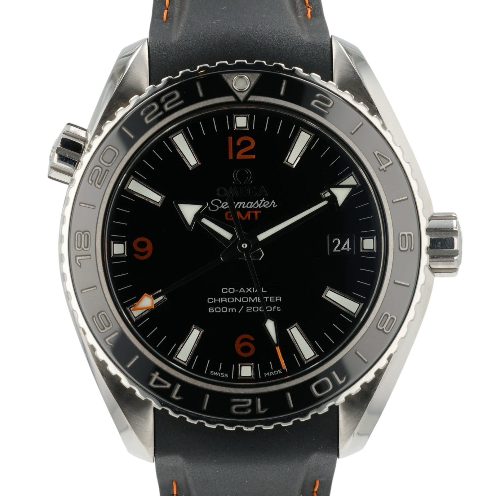 Omega Seamaster GMT Black Dial Steel 43.5mm Automatic Men’s 232.32.44.22.01.002