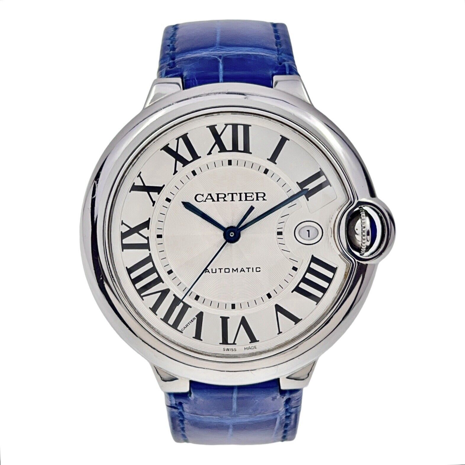 Cartier Ballon Bleu Stainless Steel 42mm Automatic Men’s Watch W69016Z4