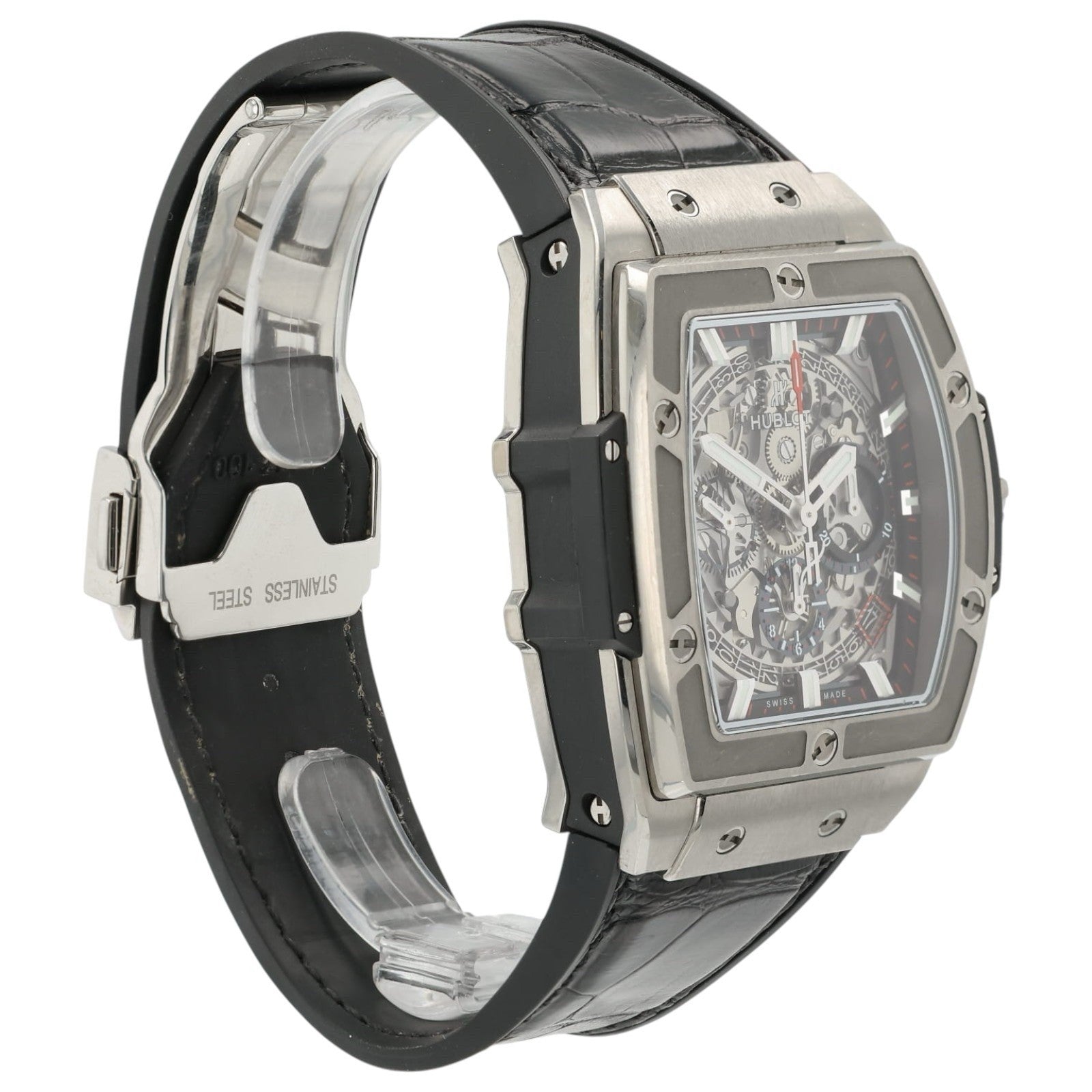 Hublot Spirit Of Big Bang Skeleton Dial Titanium 42mm Automatic 641.NX.0173.LR