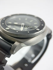 Panerai Luminor Submersible Titanium Black Dial 47mm Automatic Mens PAM00389