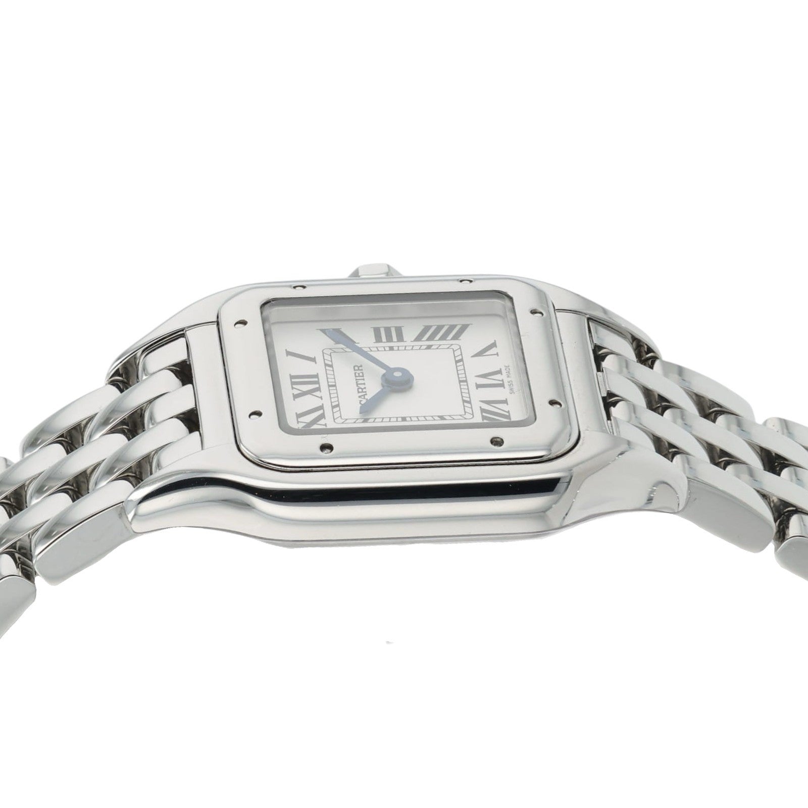 Cartier Panthere Silver Dial Stainless Steel 22mm Quartz Women's Watch WSPN0006