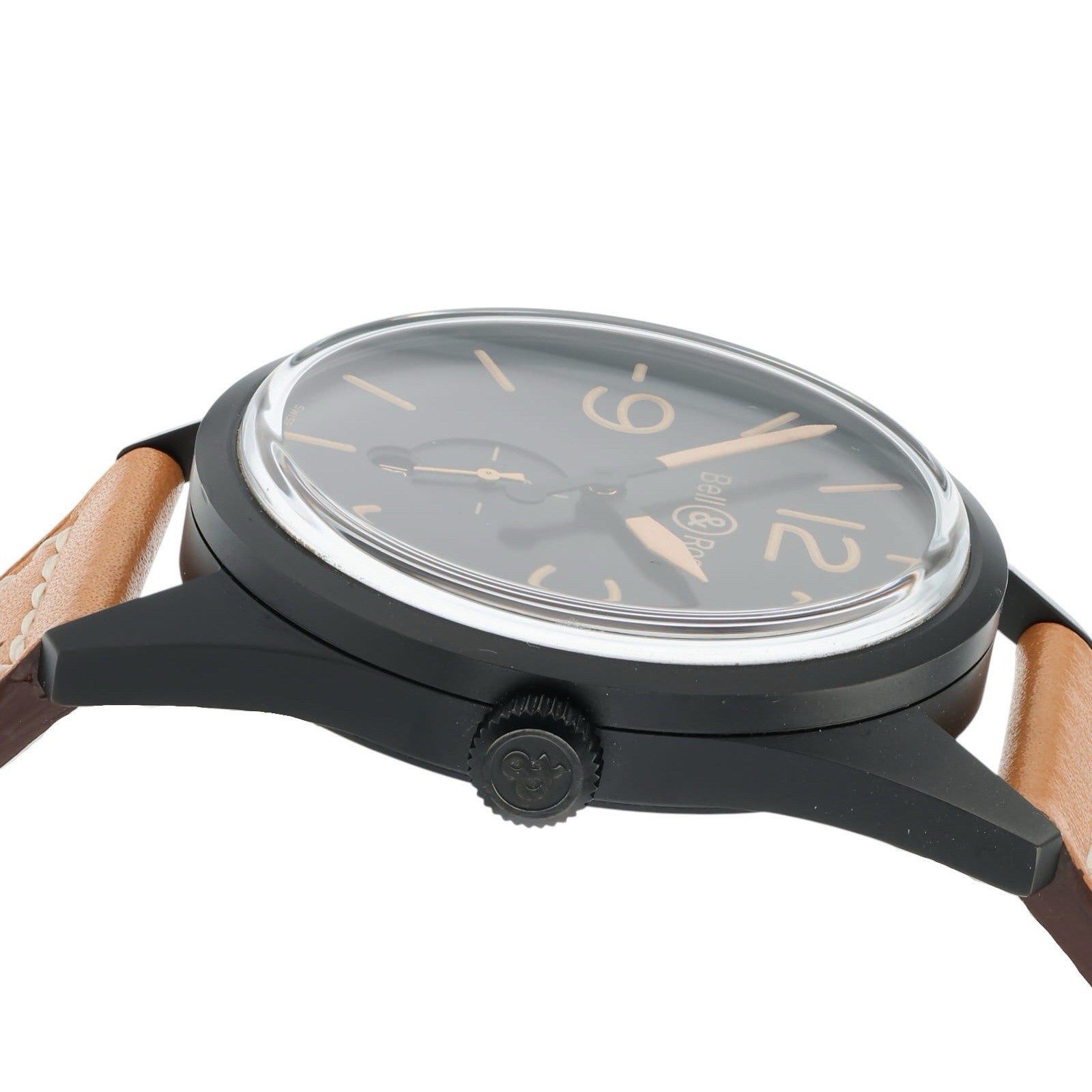 Bell & Ross Heritage PVD Stainless Steel Black Dial 41mm Automatic Mens BR123-95