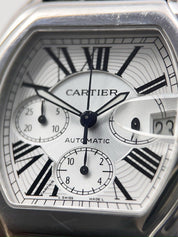 Cartier Roadster Chronograph Automatic 42mm Silver Dial 2618 Stainless Steel