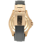 Rolex Yacht-Master Oysterflex Black Dial 18k Rose Gold 40mm Auto Men’s 116655