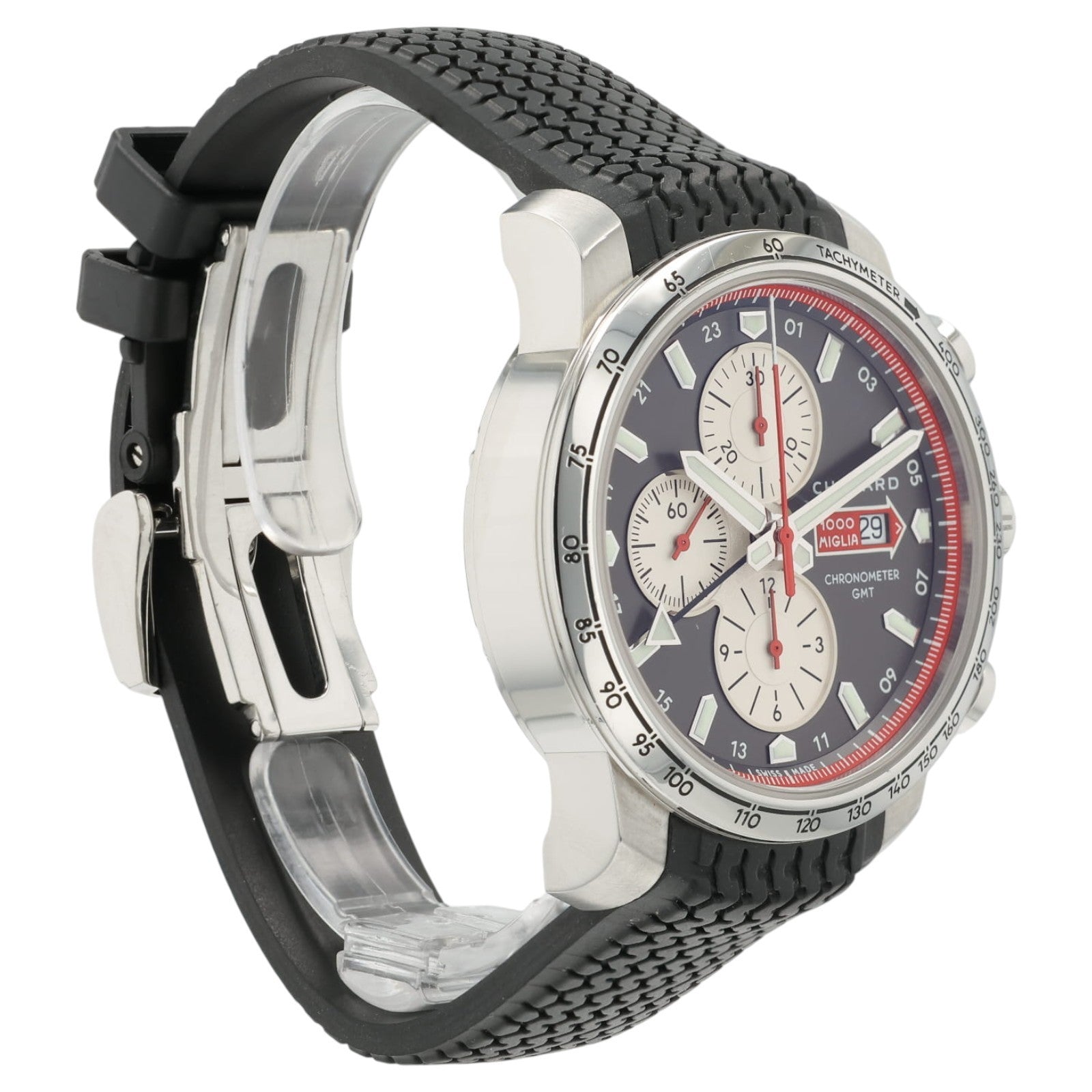 Chopard Mille Miglia Gray dial Stainless Steel 44mm Automatic Mens 168555-3001