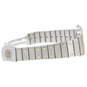 Cartier Santos Galbe White Dial Gold & Steel 41x29mm Automatic Mens Date 2961