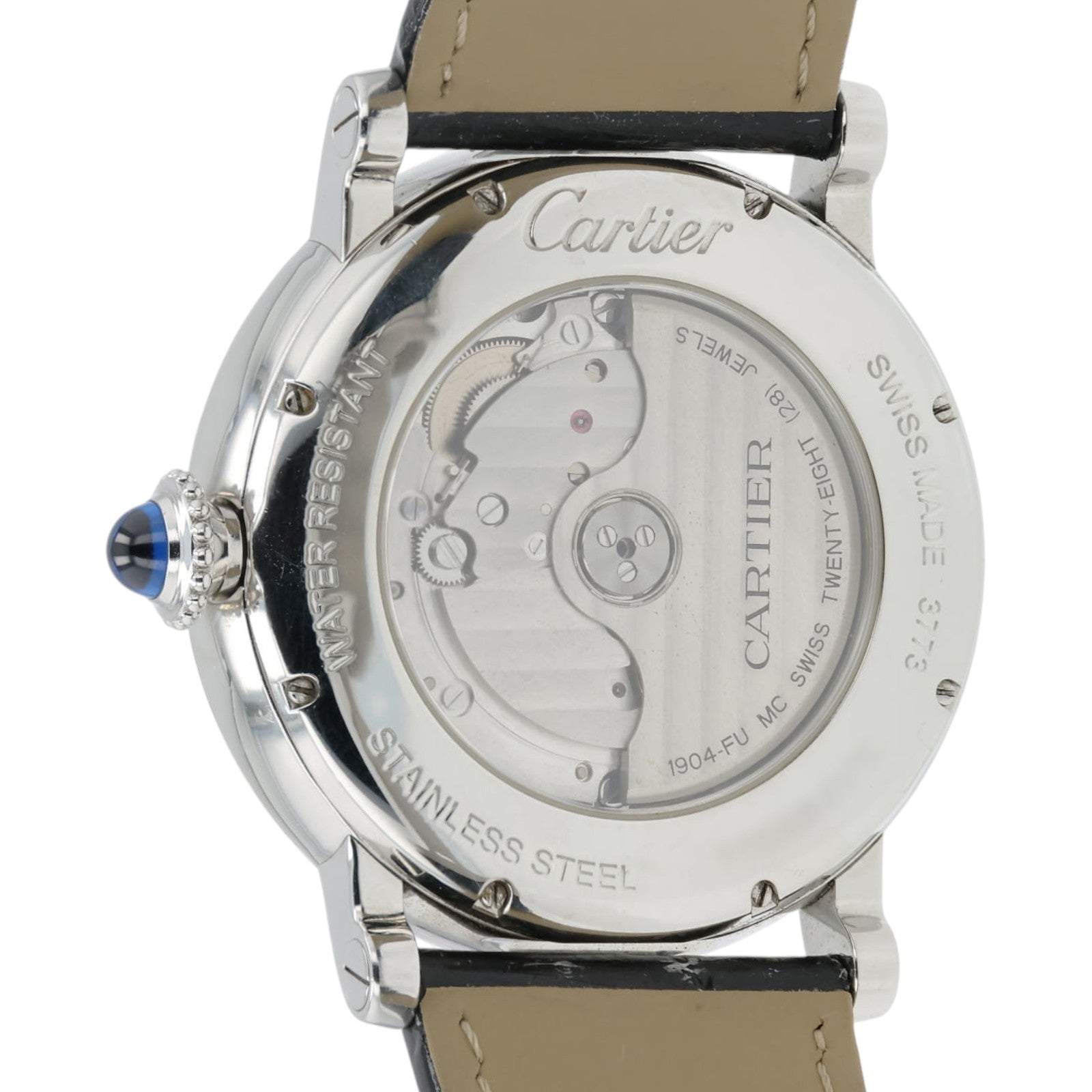 Cartier Rotonde Retrograde GMT Silver Dial Steel 42mm Automatic Mens W1556368