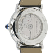 Cartier Rotonde Retrograde GMT Silver Dial Steel 42mm Automatic Mens W1556368