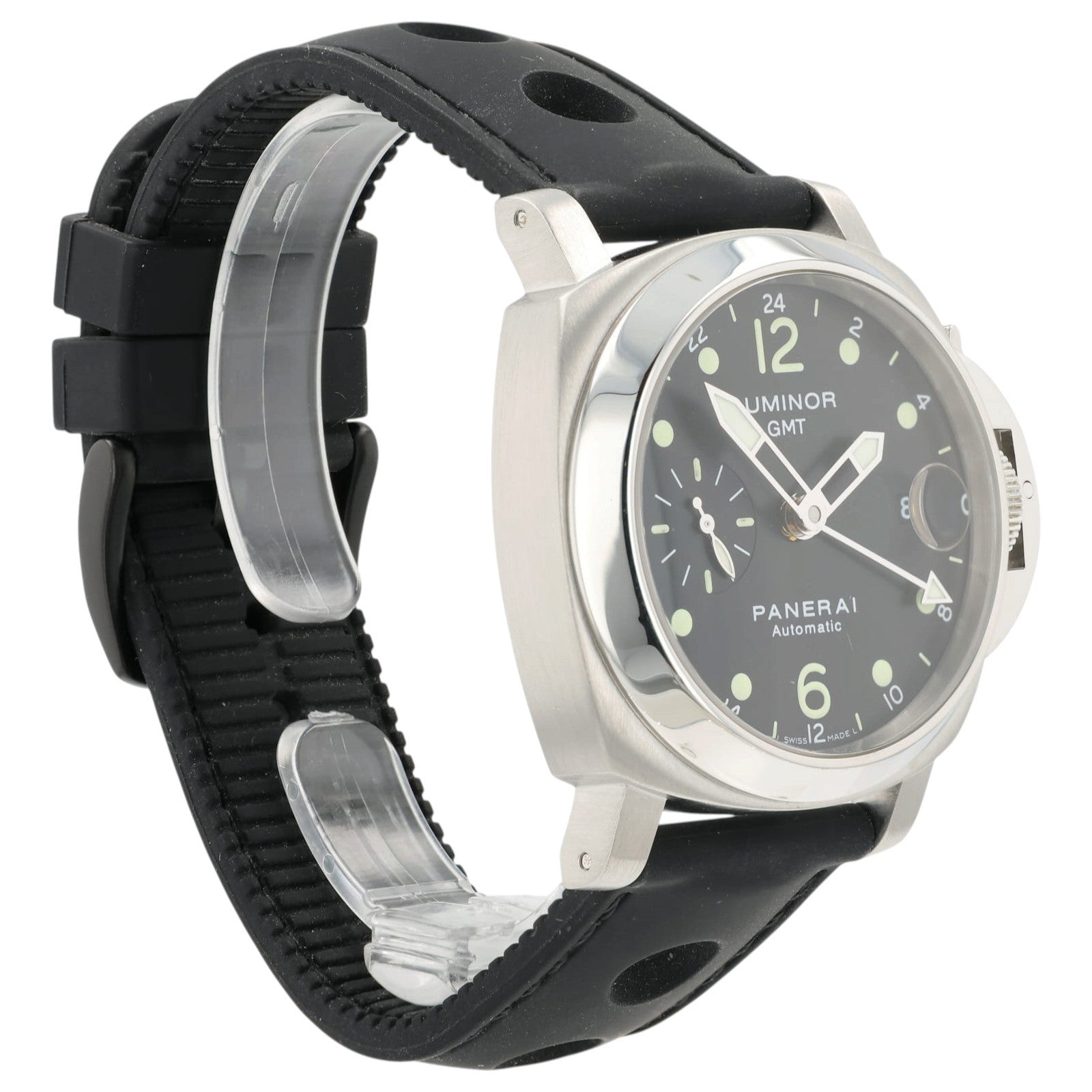 Panerai Luminor GMT Black Dial Stainless Steel 40mm Automatic Mens PAM00159