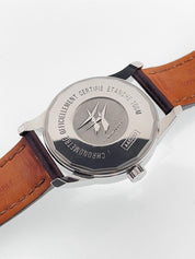 Breitling Transocean Day Date Steel Silver Dial 43mm Automatic Mens Watch A45310