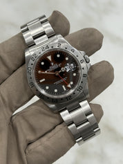 Rolex Explorer II Stainless Black Dial 40mm Automatic Men's Watch 16570