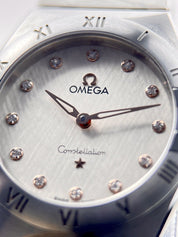 OMEGA Constellation Manhattan Blush 12P Diamond 131.10.28.60.52.001 Quartz Watch