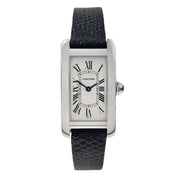 Cartier Tank Americaine 18k White Gold Quartz Ladies Watch W26019L1