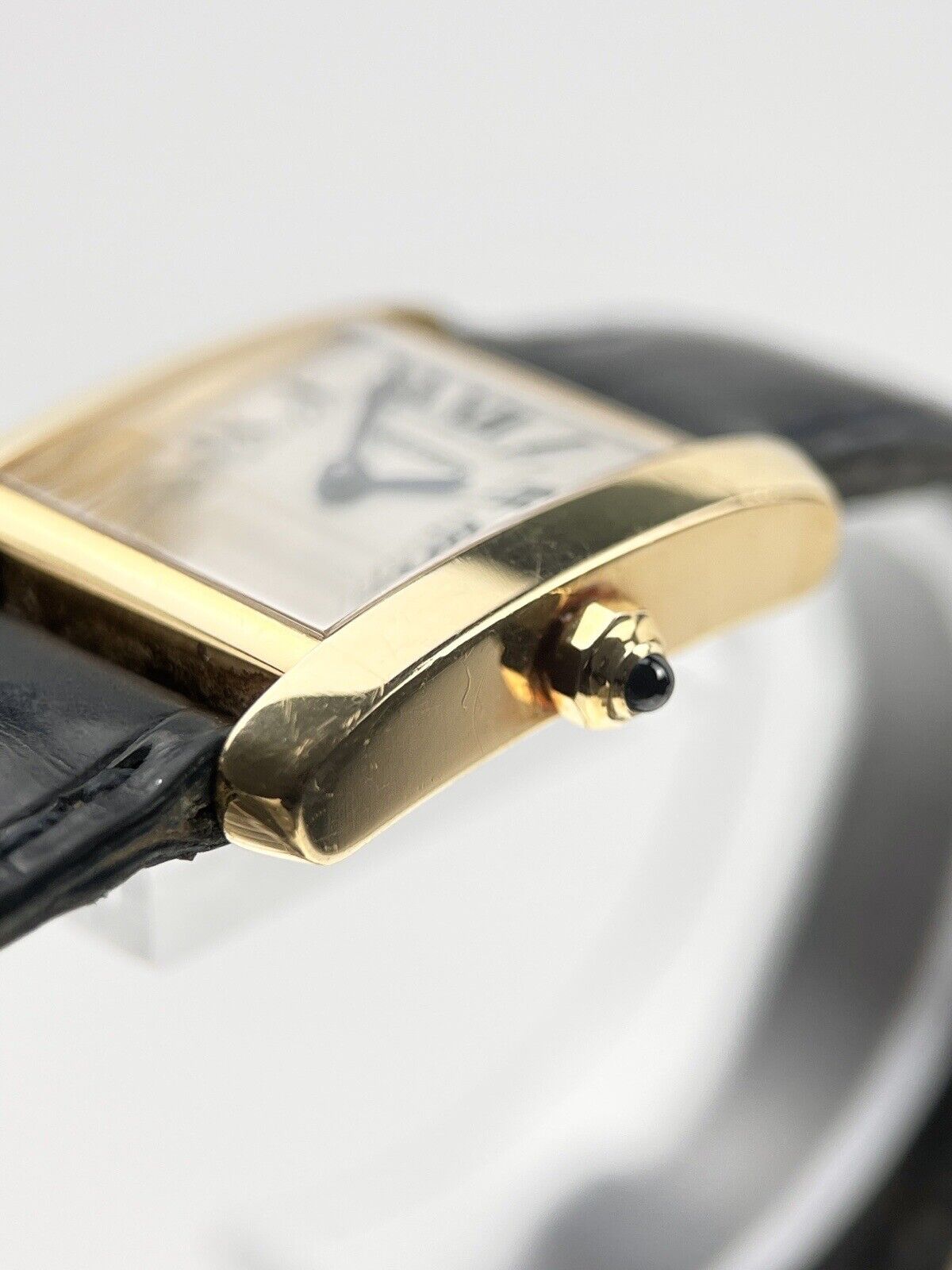 Cartier Tank Francaise Small 18k Yellow Gold Ladies Quartz Watch Ref. 2385