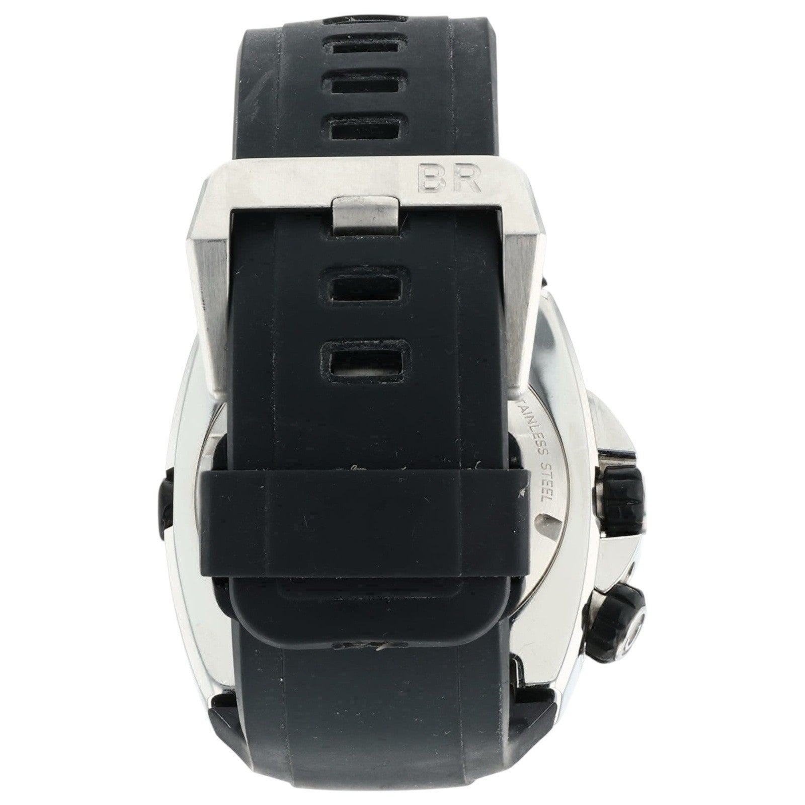 Bell & Ross BR 02 Stainless Steel Black Dial 44mm Automatic Mens Watch BR02-20-S