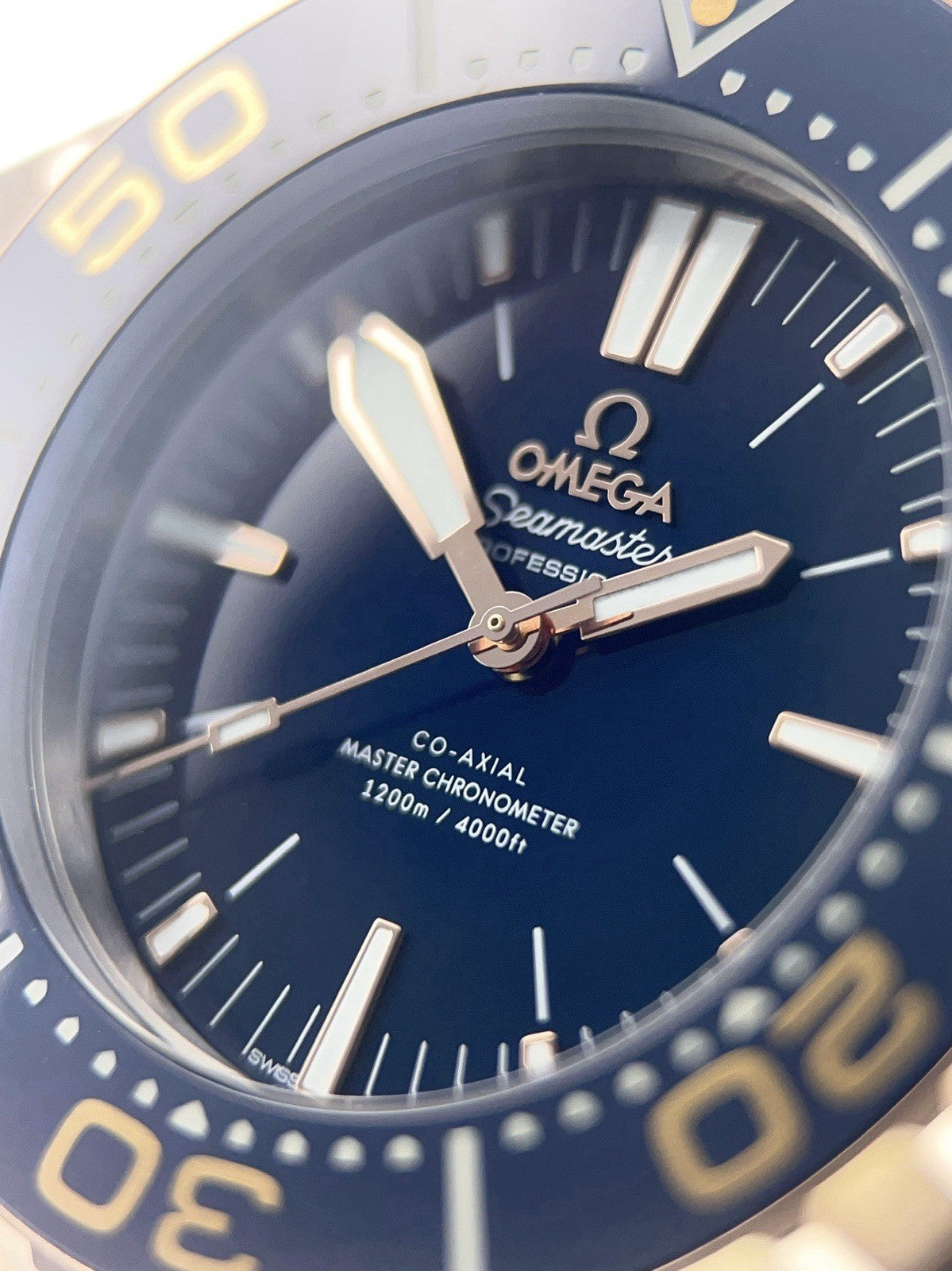 Omega Seamaster Ploprof Rose Gold Titanium Mens Watch 227.60.55.21.03.001 Box Ca