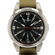 Perrelet Turbine Erotic Black Dial Titanium 44mm Automatic Men’s Watch A4020/4