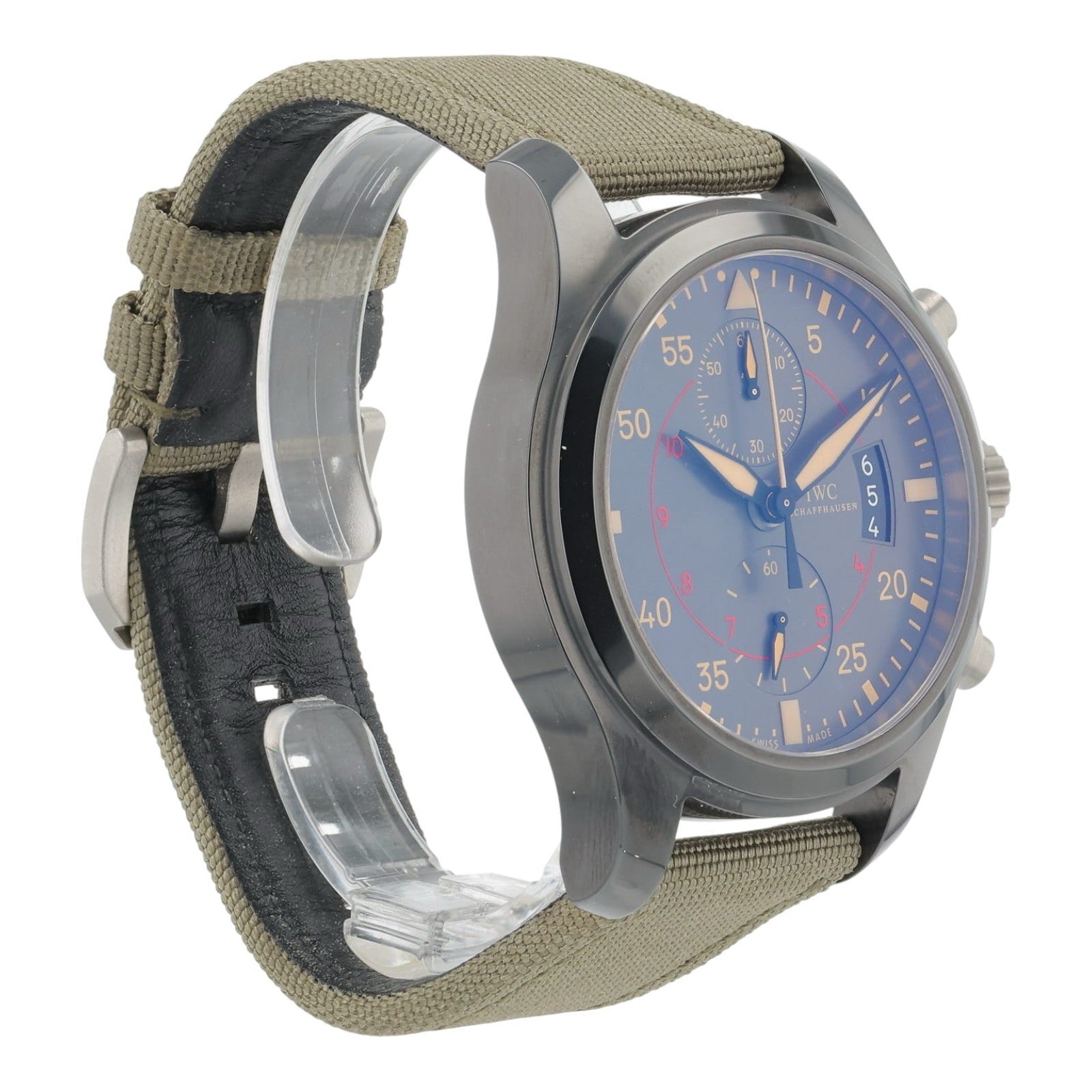 IWC Pilot Chronograph Top Gun Ceramic Gray Dial 46mm Automatic Watch IW388002