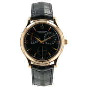 Jaeger-LeCoultre Master Control Black Dial 18k Rose Gold 37mm Mens 140.2.93.S
