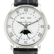 Blancpain Villeret White Dial Stainless Steel 40mm Automatic Mens 6654-1127-55B