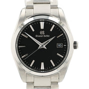 NEW 2025 Grand Seiko Heritage Black Dial Steel 37mm Quartz Men’s Watch SBGX261
