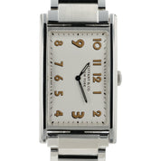 Tiffany East West Silver Color Dial Stainless Steel 22x37mm Quartz Unisex Watch