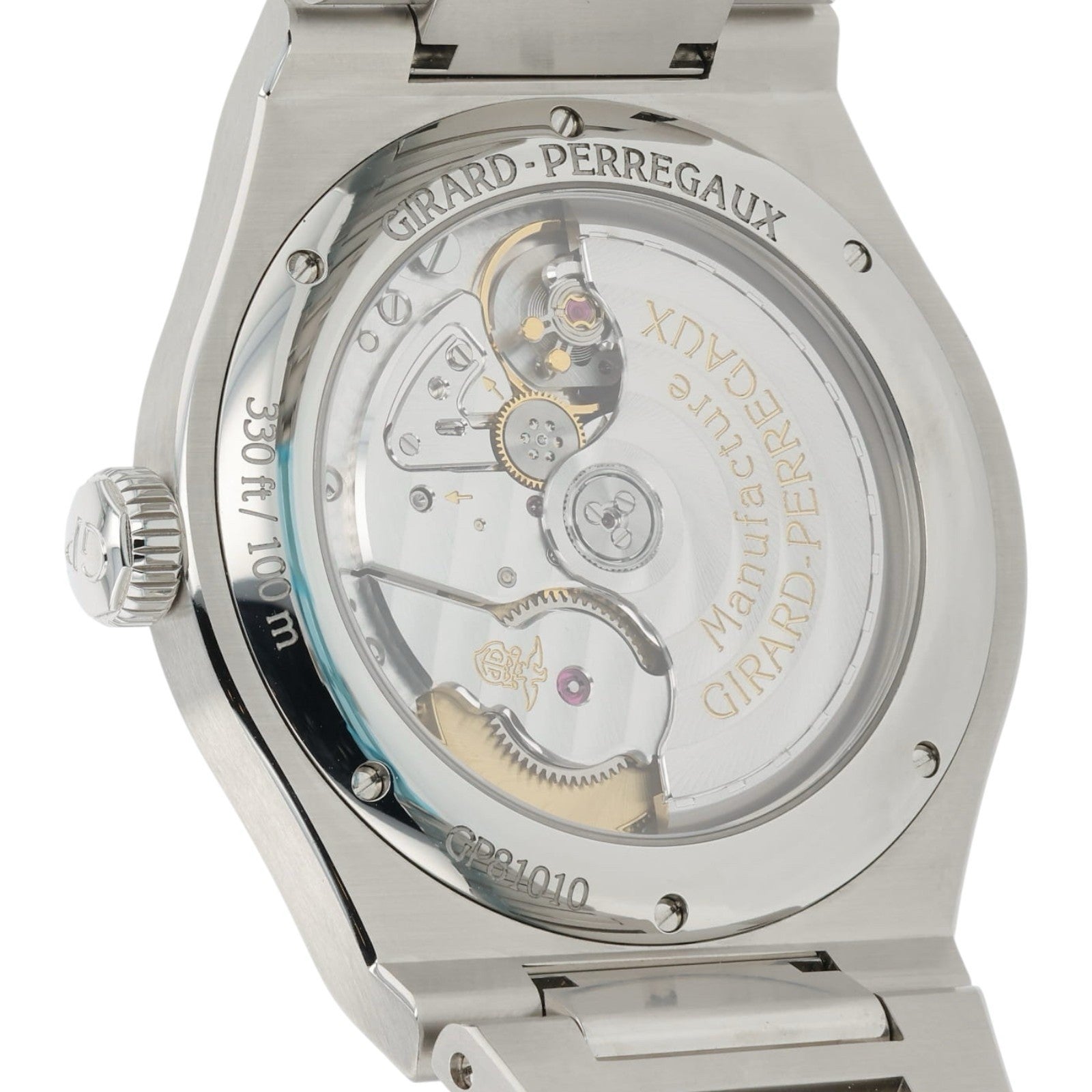 NEW 2025 Girard Perregaux Laureto Steel Green Dial 42mm Automatic Mens 81010