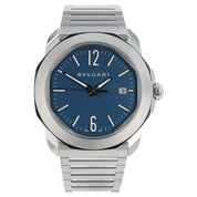 Bulgari Octo Stainless Steel Blue Dial 41mm Automatic Movement Mens Watch 103739