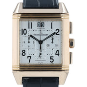 Jaeger LeCoultre Reverso 18k Rose Gold Silver Dial 35x41mm Automatic Q7012620