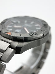 TAG Heuer Aquaracer Bamford Titanium 43mm WAY208F. BF0638 Black Dial Men's Watch