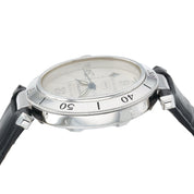 Cartier Pasha Silver Dial 18k White Gold 38mm Automatic Movement Mens Watch 2353