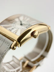 Franck Muller 18k Rose Gold Square Silver Dial 6000H