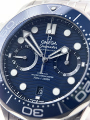 2021 Omega Seamaster Diver 300m Stainless Steel Blue 44mm Automatic Men’s Watch