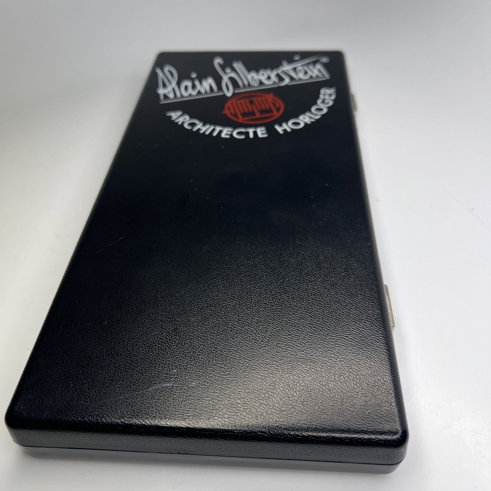 Alain Silberstien 39.5mm Titanium Automatic Date Watch Mother Pearl Dial w/ Box